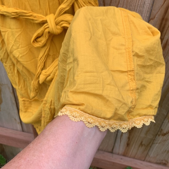 Anthropologie mustard dress Odille (fixed stitches) - Picture 11 of 15